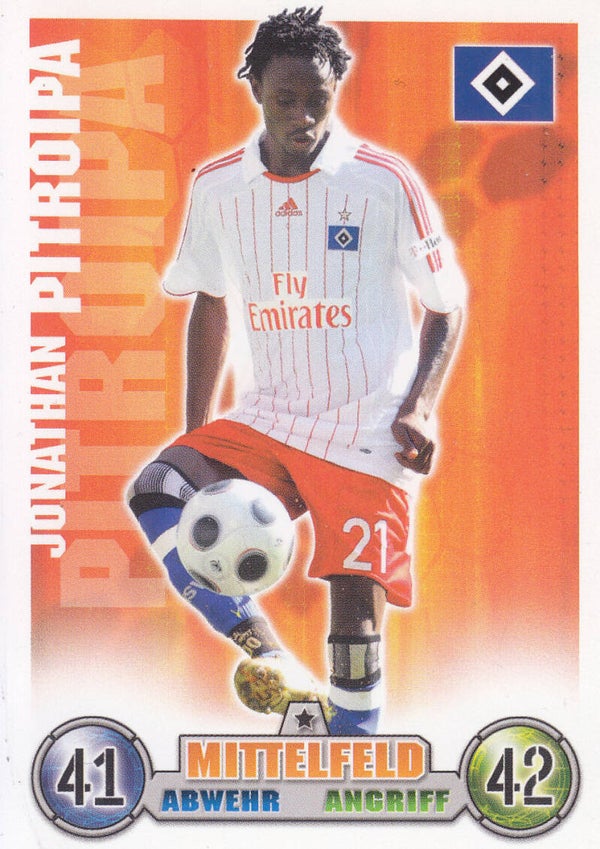 Jonathan Pitroipa / Hamburger SV / Topps Match Attax 2008 / Basis Karte / Nr.137