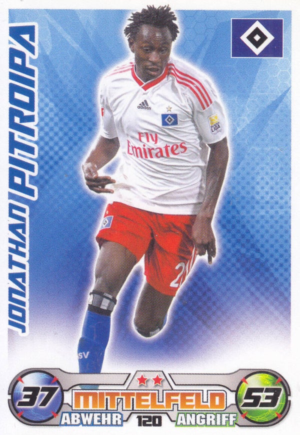 Jonathan Pitroipa / Hamburger SV / Topps Match Attax 2009 / Basis Karte / Nr. 119