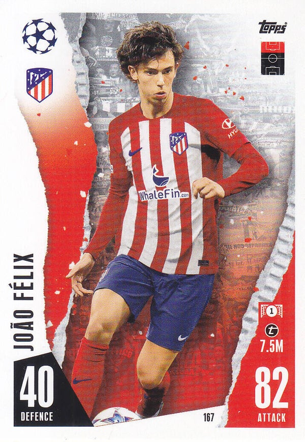 Joäo Felix / Atletico Madrid / Topps Champions League 2023 / Basis Karte / Nr.167