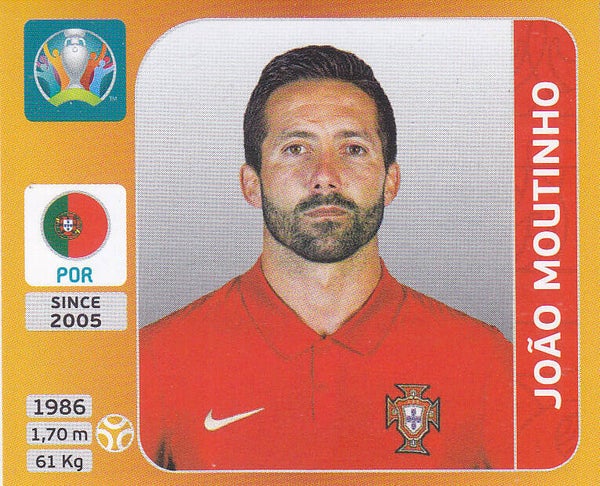 Joäo Moutinho / Portugal / Panini EM 2020 / Basis Bild / Nr.671