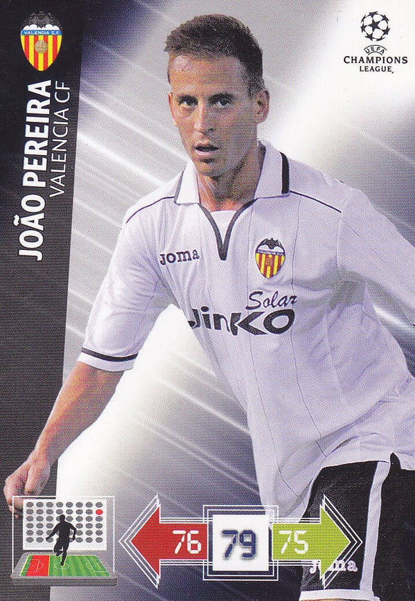 Joäo Pereira - FC Valencia - Panini Champions League 2012 - Basis Karte - Nr. 259