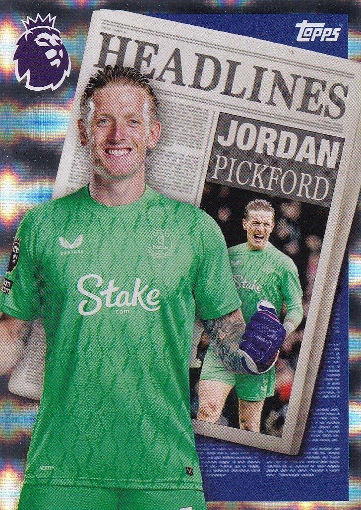 Jordan Pickford - FC Everton - Topps Premier League 2025/26 - Headlines - Nr. 445