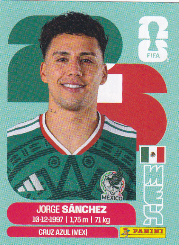 Jorge Sanchez - Mexico - Panini WM 2026 - Basis Bild - MEX4