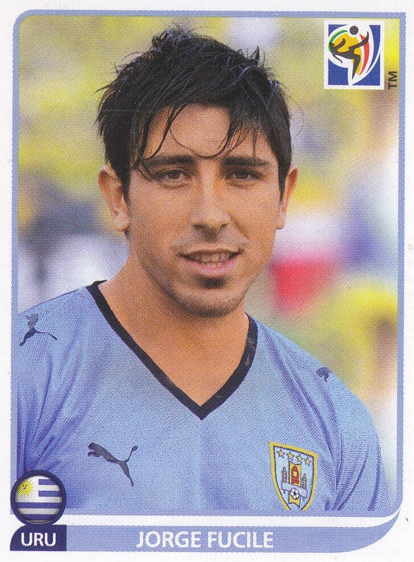 Jorge Fucile / Uruguay / Panini WM 2010 / Basis Bild / Nr.75