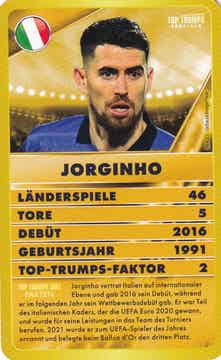 Jorginho - Italien - Top Trumps Specials - Welt Fussball Stars - Basis Karte