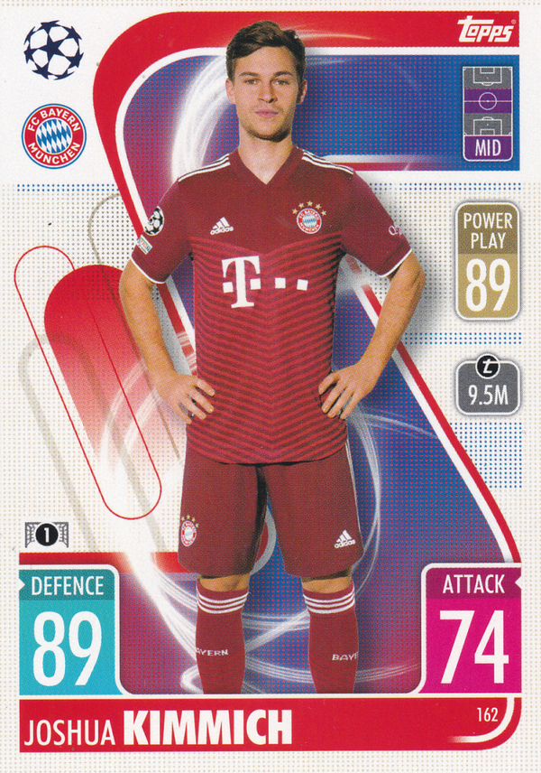 Joshua Kimmich - FC Bayern München - Topps Champions League 2021 - Basis Karte - Nr.162