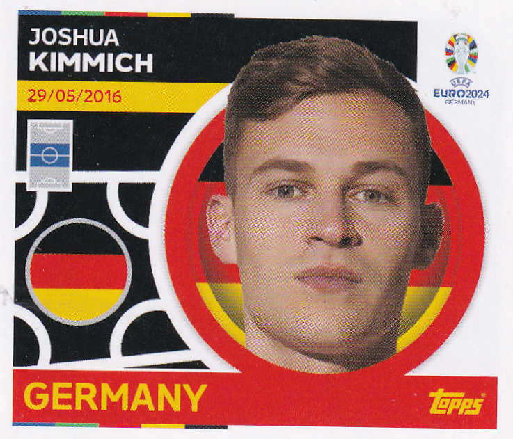 Joshua Kimmich - Deutschland - Topps EM 2024 - Basis Bild - Nr. GER 10
