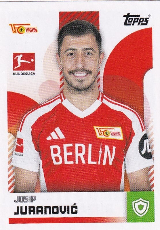 Josip Juranovic - 1.FC Union Berlin - Topps Bundesliga 2024 - Basis Bild - Nr. 37