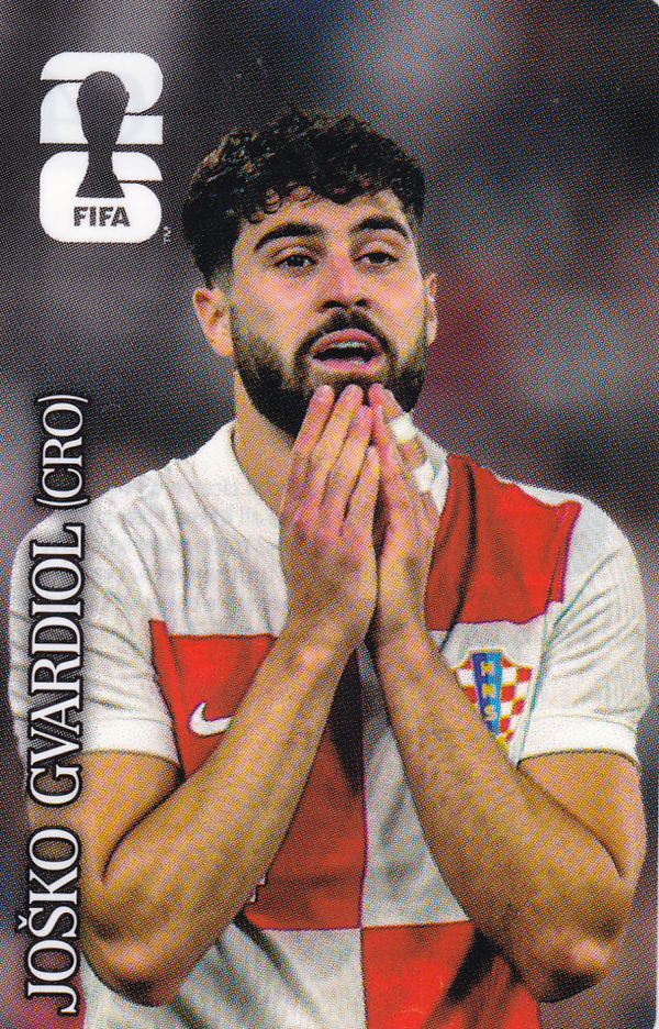 Josko Gvardiol - Kroatien - Panini WM 2026 - Coka Cola Sticker - CC-EU4