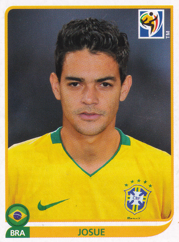 Josue - Brasilien - Panini WM 2010 - Basis Bild - Nr. 495