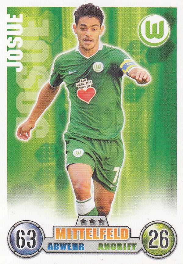 Josue / VFL Wolfsburg / Topps Match Attax 2008 / Basis Karte / Nr.316