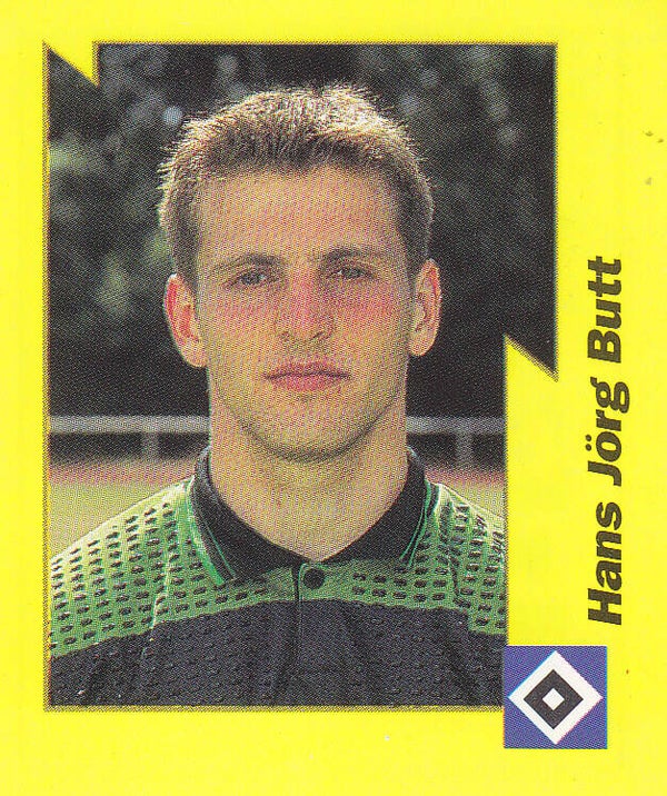 Jörg Butt / Hamburger SV / Panini Bundesliga 1997 / Basis Bild / Gelbe Serie / Nr.72