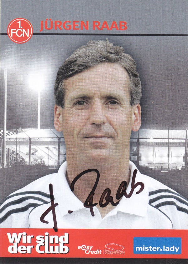 Jürgen Raab 1.FC Nürnberg Co-Trainer
