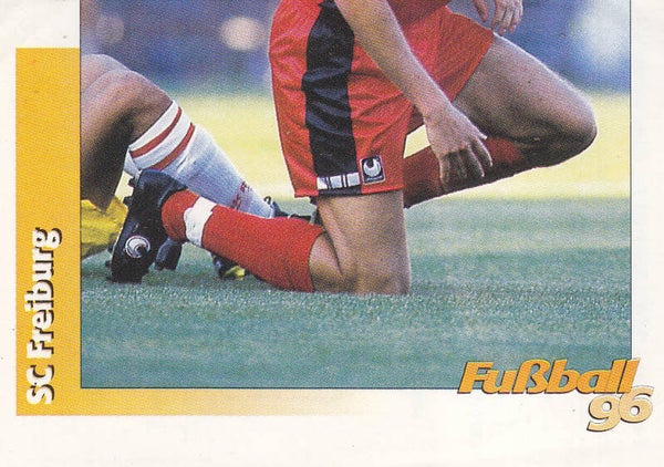 Jörg Heinrich / SC Freiburg / Panini Bundesliga 1996 / Bild Unten / Nr. 79
