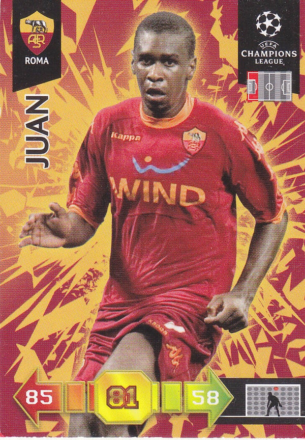 Juan / AS Rom / Panini Champions League 2010 / Basis Karte / Nr.254