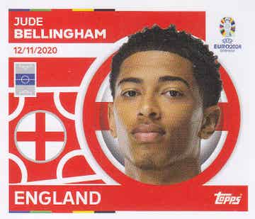 Jude Bellingham / England / Topps EM 2024 / Basis Bild / Nr. ENG 16