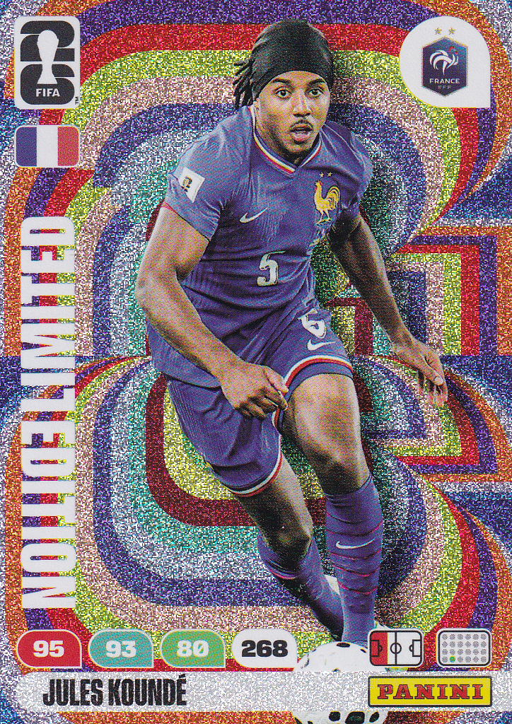 Jules Kounde - Frankreich - Panini WM 2026 - Limited Edition - Nr. LE-JK