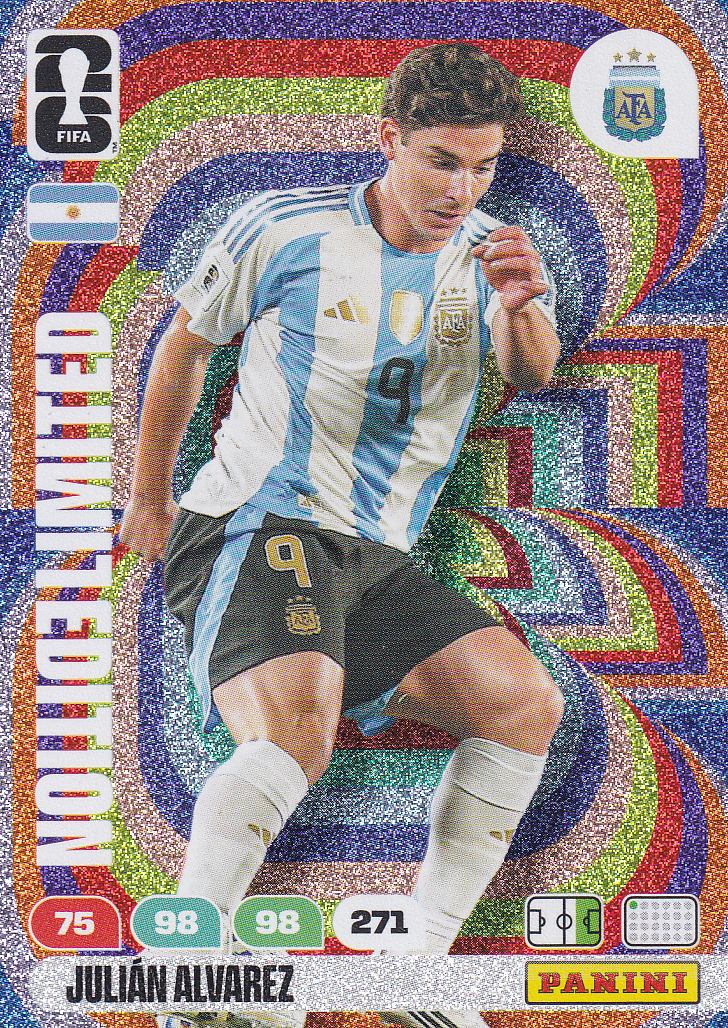 Julian Alvarez - Argentinien - Panini WM 2026 - Limited Edition - Nr. LE-JA