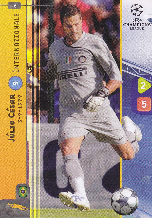 Julio Cesar Inter Mailand Basis Karte Nr.6