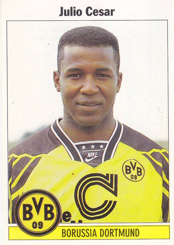 Julio Cesar - Borussia Dortmund - Panini Bundesliga 1995 - Basis Bild - Nr. 68