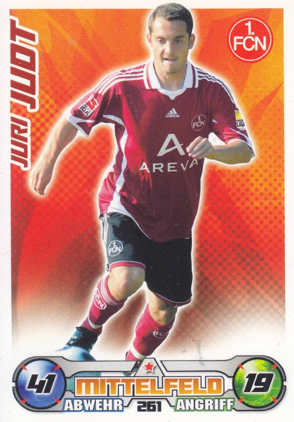Juri Judt / 1.FC Nürnberg / Topps Match Attax 2009 / Basis Karte / Nr. 261