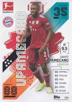 Dayot Upamecano / FC Bayern München / Basis Karte / Nr.295