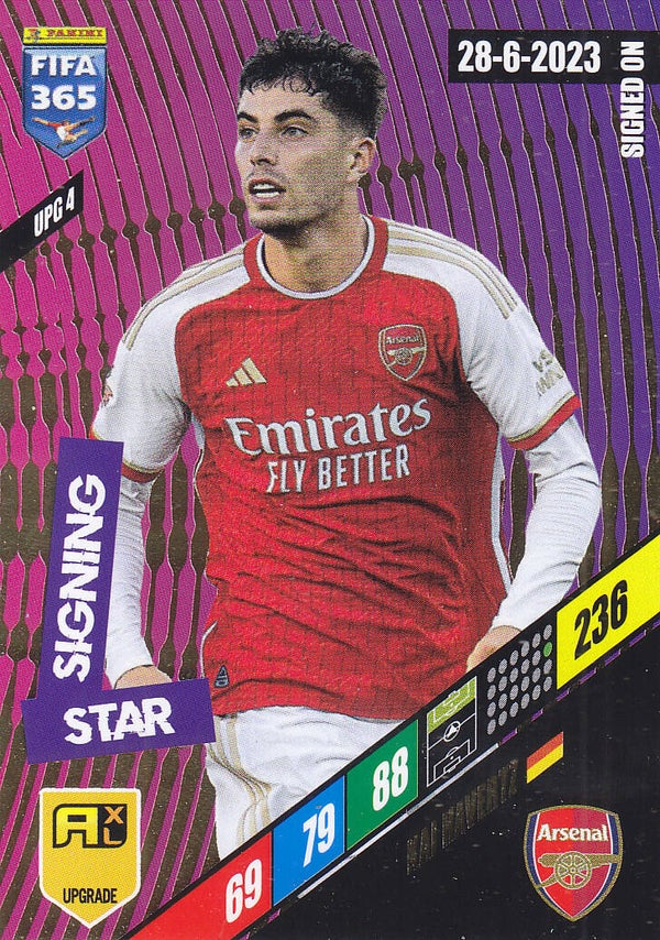 Kai Havertz / Arsenal London / Panini Fifa 365 Jahr 2024 / Signing Star Icon Upgrade / Nr. UPG4