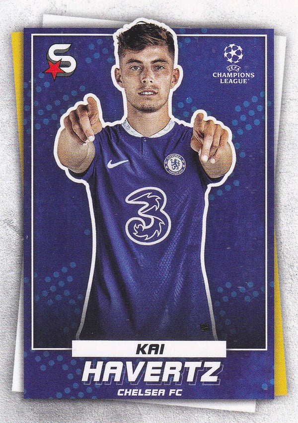 Kai Havertz / FC Chelsea / Topps Super Stars 2022 / Basis Karte / Nr.25
