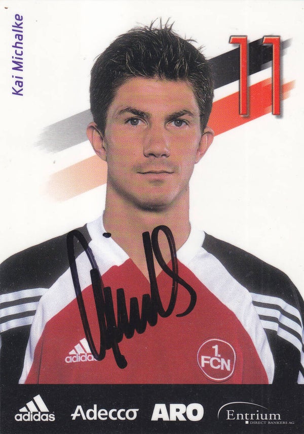 Kai Michalke - 1.FC Nürnberg - Autogrammkarte 2001