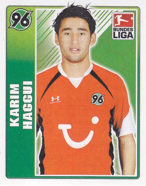 Karim Haggui / Hannover 96 / Topps Bundesliga 2009 / Basis Bild / Nr. 157
