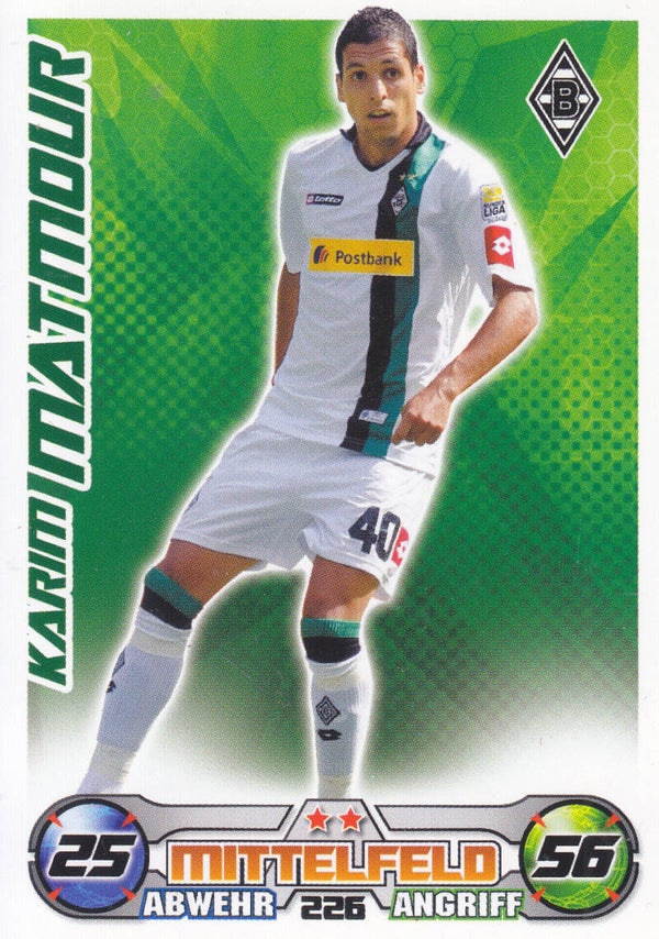 Karim Matmour / Borussia Mönchengladbach / Topps Match Attax 2009 / Basis Karte / Nr.226