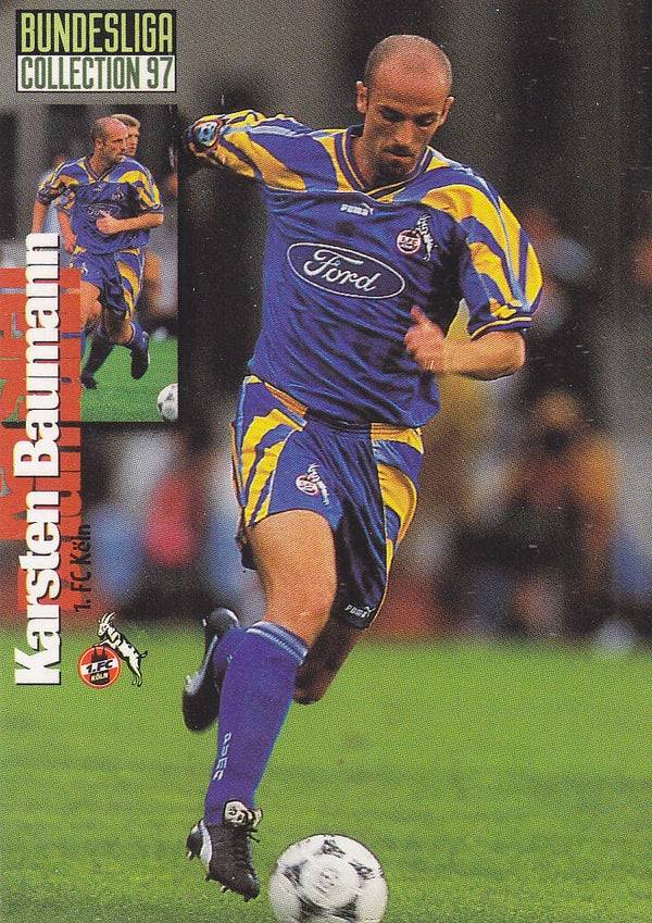 Karsten Baumann / 1.FC Köln / Panini Bundesliga 1997 / Basis Karte / Nr. 134