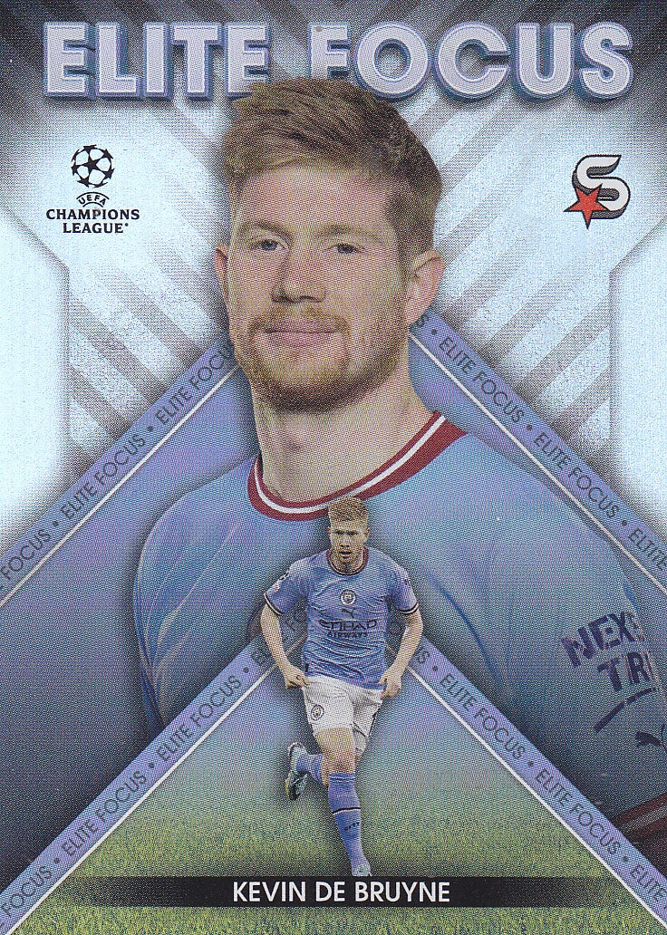 Kevin de Bruyne / Manchester City / Topps Super Stars 2022 / Elite Focus / Nr. EF-KDB