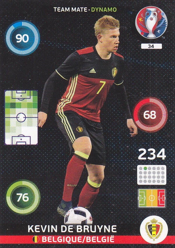 Kevin de Bruyne Belgien Team Mate Dynamo Nr.34