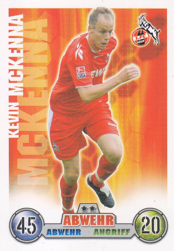 Kevin McKenna / 1.FC Köln / Topps Match Attax 2008 / Basis Karte / Nr.200