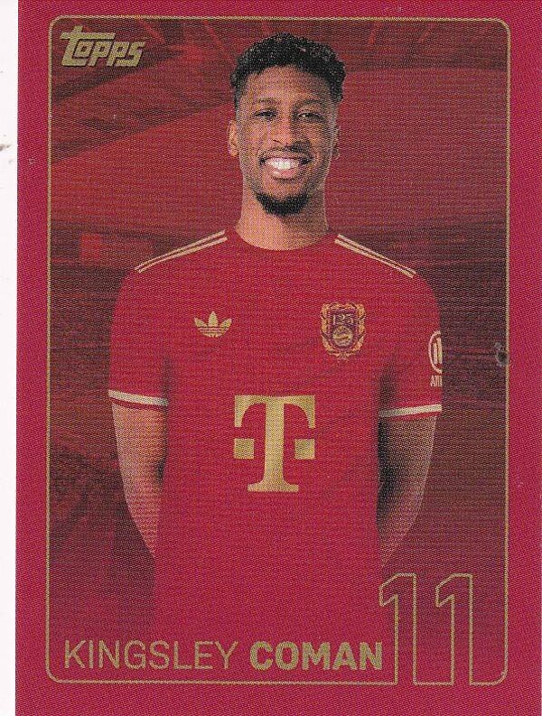 Kingsley Coman - Topps 125 Jahre FC Bayern München - Nr. 196
