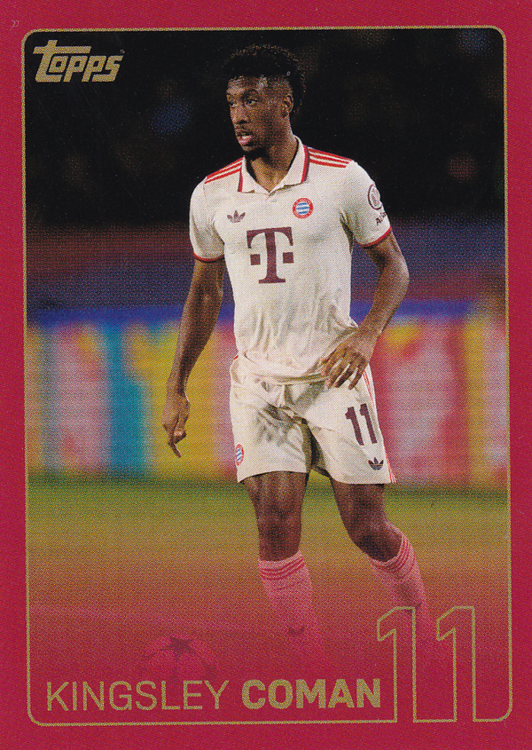 Kingsley Coman - FC Bayern München - Topps 125 Jahre FCB - Spielszene - Nr. 197