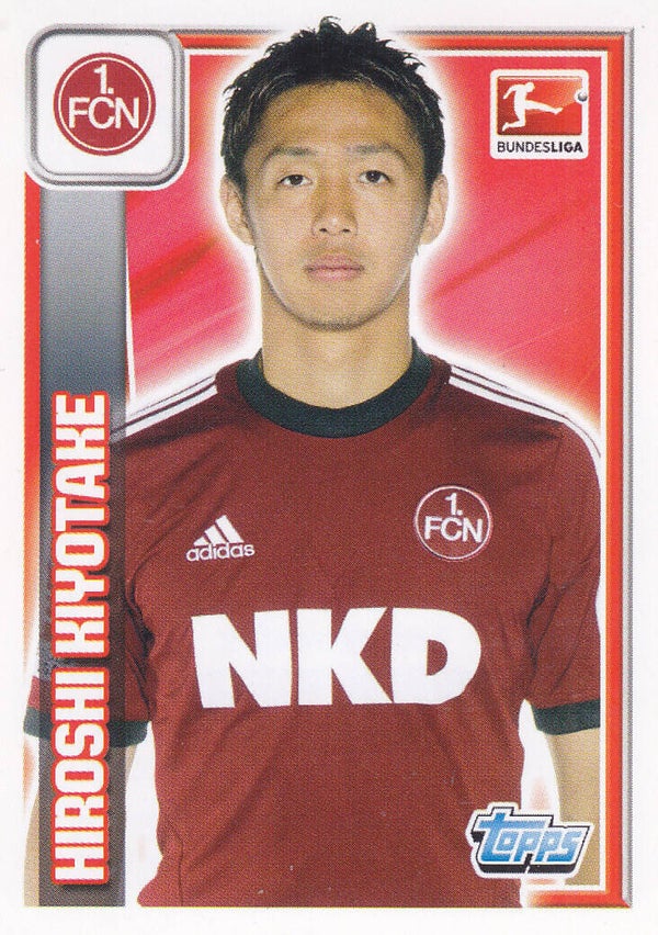 Hiroshi Kiyotake / 1.FC Nürnberg / Topps Bundesliga 2013 / Basis Bild / Nr. 224