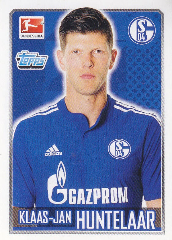 Klaas-Jan Huntelaar / FC Schalke 04 / Topps Bundesliga 2014 / Basis Bild / Nr. 243