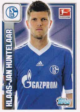 Klaas-Jan Huntelaar / FC Schalke 04 / Topps Bundesliga 2013 / Basis Bild / Nr. 242