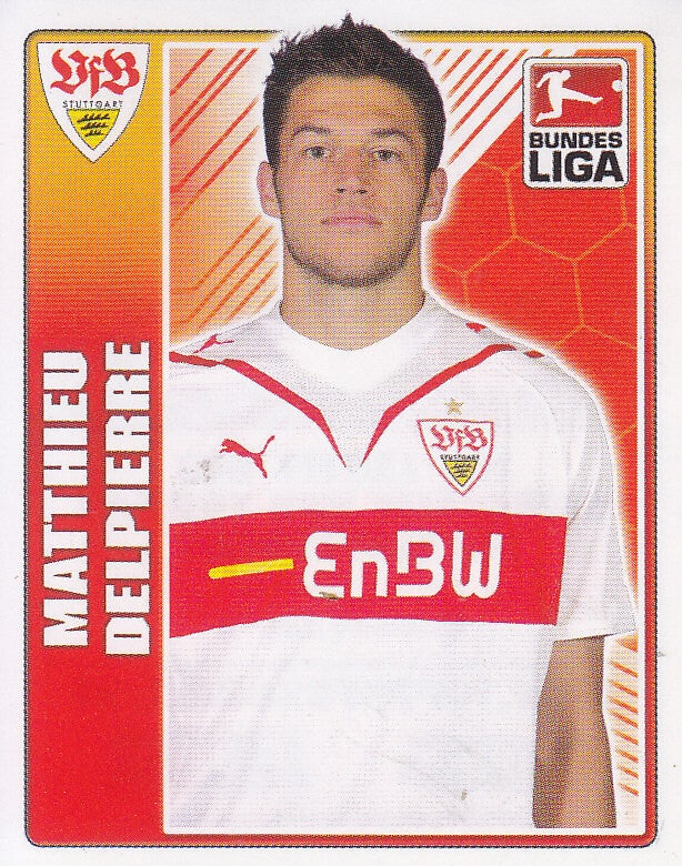 Matthieu Delpierre / VFB Stuttgart / Topps Bundesliga 2009 / Basis Bild / Nr.383