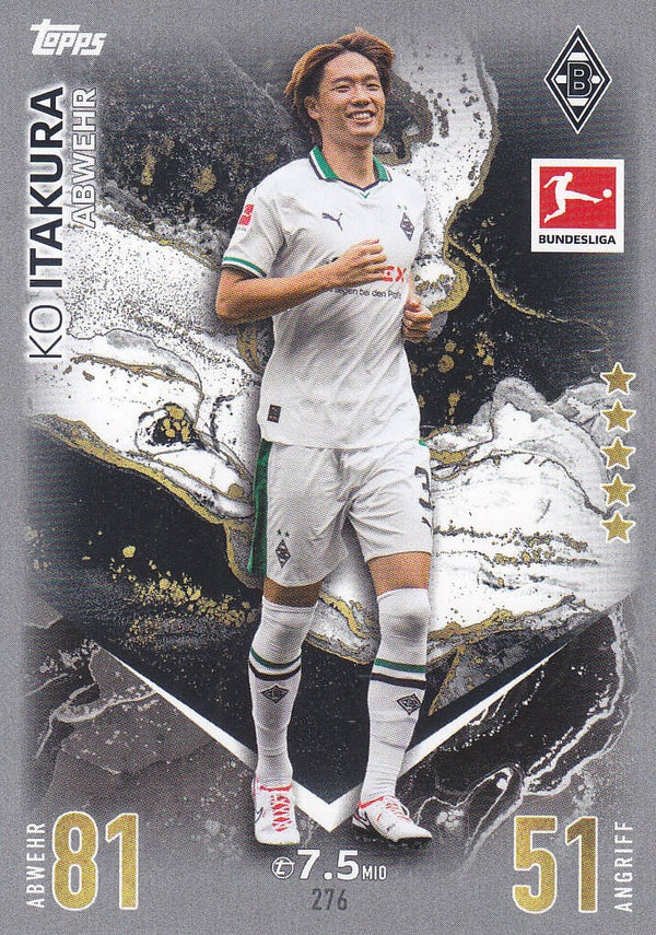 Ko Itakura / Borussia Mönchengladbach / Topps Match Attax 2023 / Basis Karte / Nr.276
