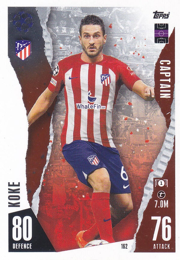 Koke / Atletico Madrid / Topps Champions League 2023 / Captain / Nr. 162