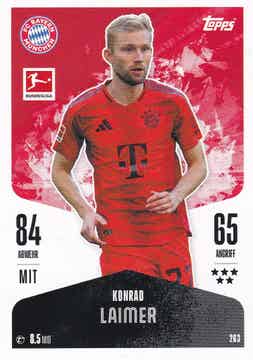 Konrad Laimer / FC Bayern München / Topps Match Attax 2024 / Basis Karte / Nr. 263