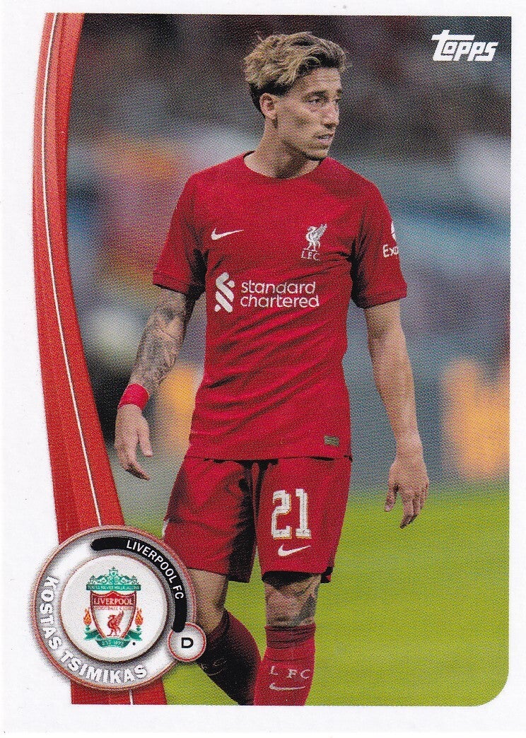 Kostas Tsimikas - FC Liverpool - Topps Fan Set 2022 - Basis Karte - Nr. LI-13