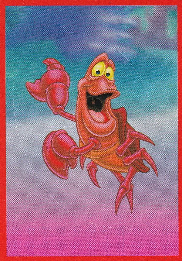 Krabbe & Arielle - Panini Weihnachten mit guten Disney Freunden - Serie Prinzessin - Nr. 95