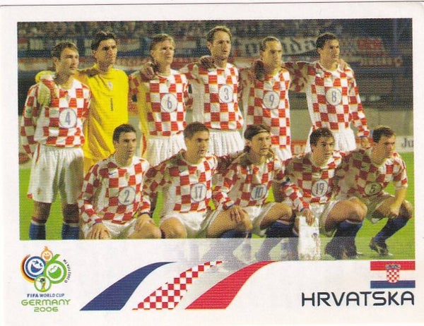 Kroatien - Panini WM 2006 - Mannschaftsbild - Nr. 397
