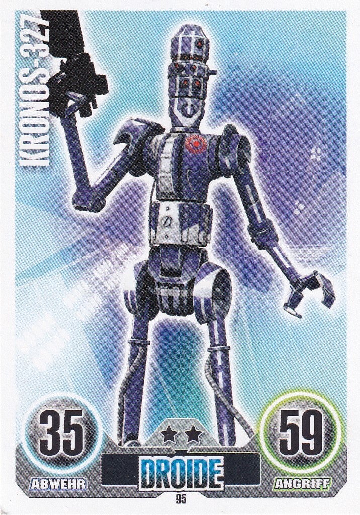 Kronos-327 / Star Wars Force Attax 2010 / Droide / Söldner / Nr. FA 95