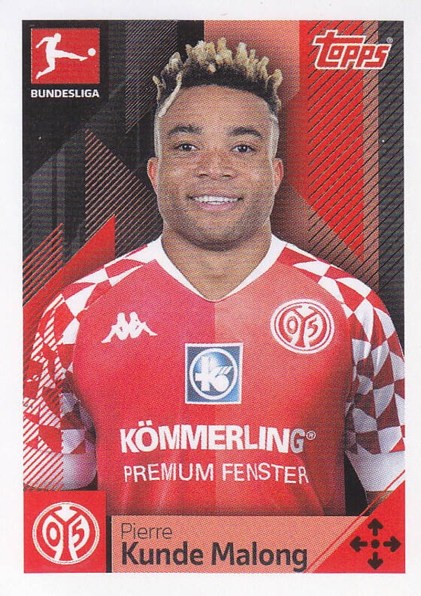 Kunde Malong 1.FSV Mainz 05 Topps Bundesliga 2020 Basis Bild Nr.259