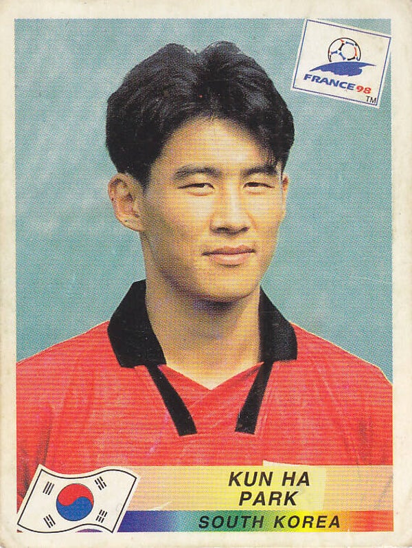 Kun Ha Park / Süd Korea / Panini WM 1998 / Basis Bild / Nr.350